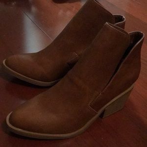 Leather Booties with 2.5” heel